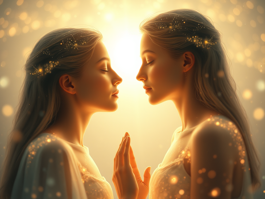 What is the significance of hearing our twin flame’s voice in our minds while praying or doing spiritual work?