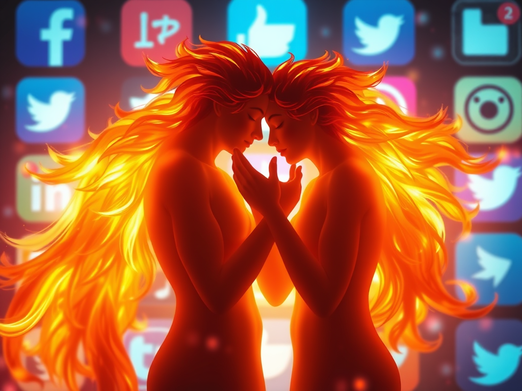 Navigating Twin Flame Connections on Social Media
