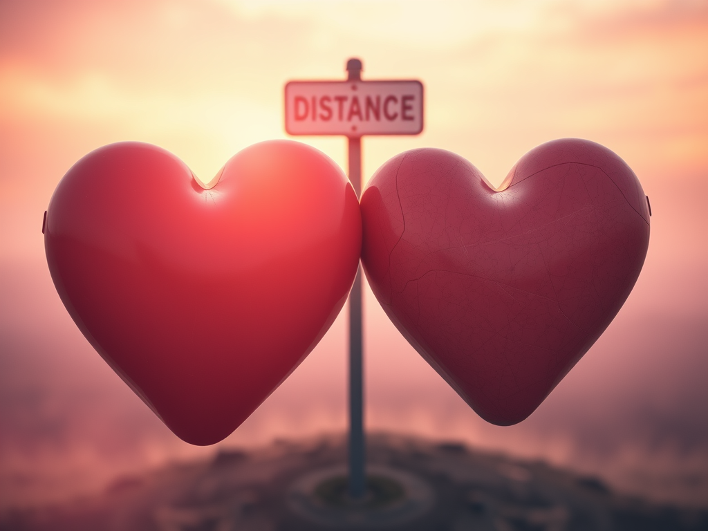 Understanding Heartache from Distance in Love